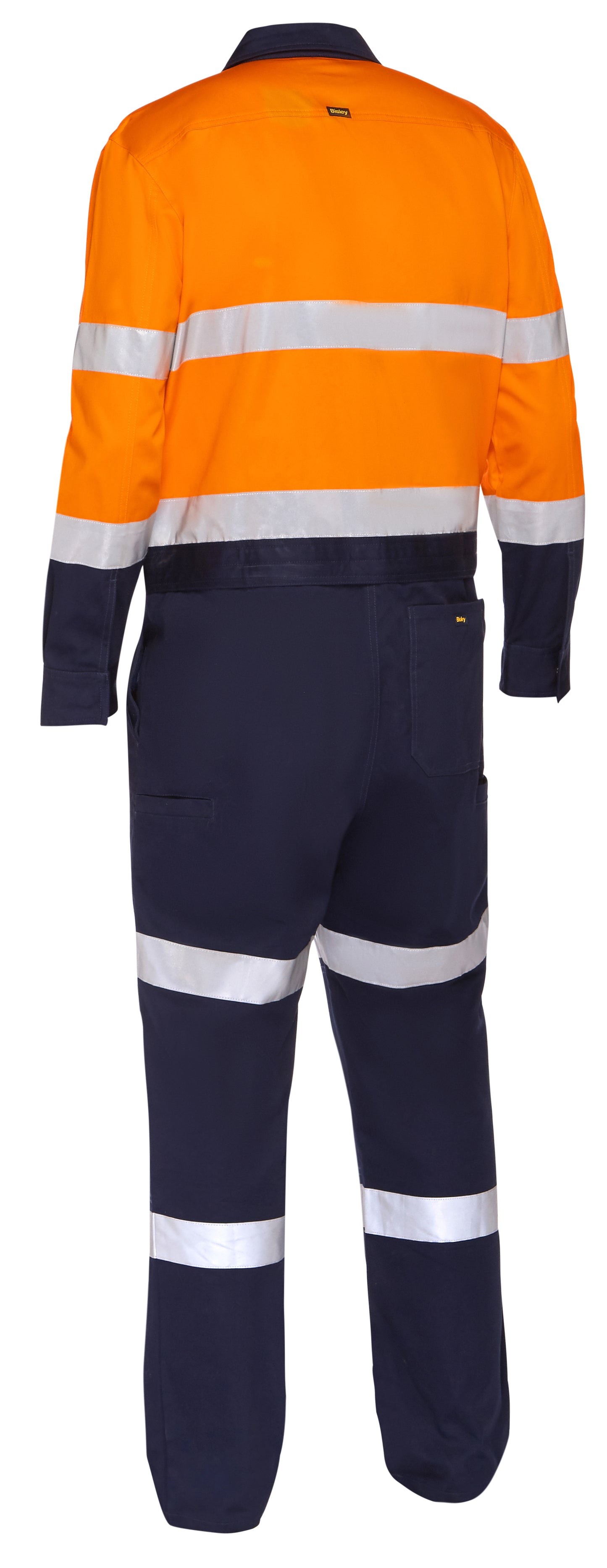 TAPED HI VIS COVERALL WITH WAIST ZIP OPENING BC6066T