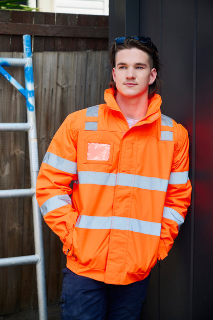 TAPED HI VIS WET WEATHER BOMBER JACKET BJ6770T