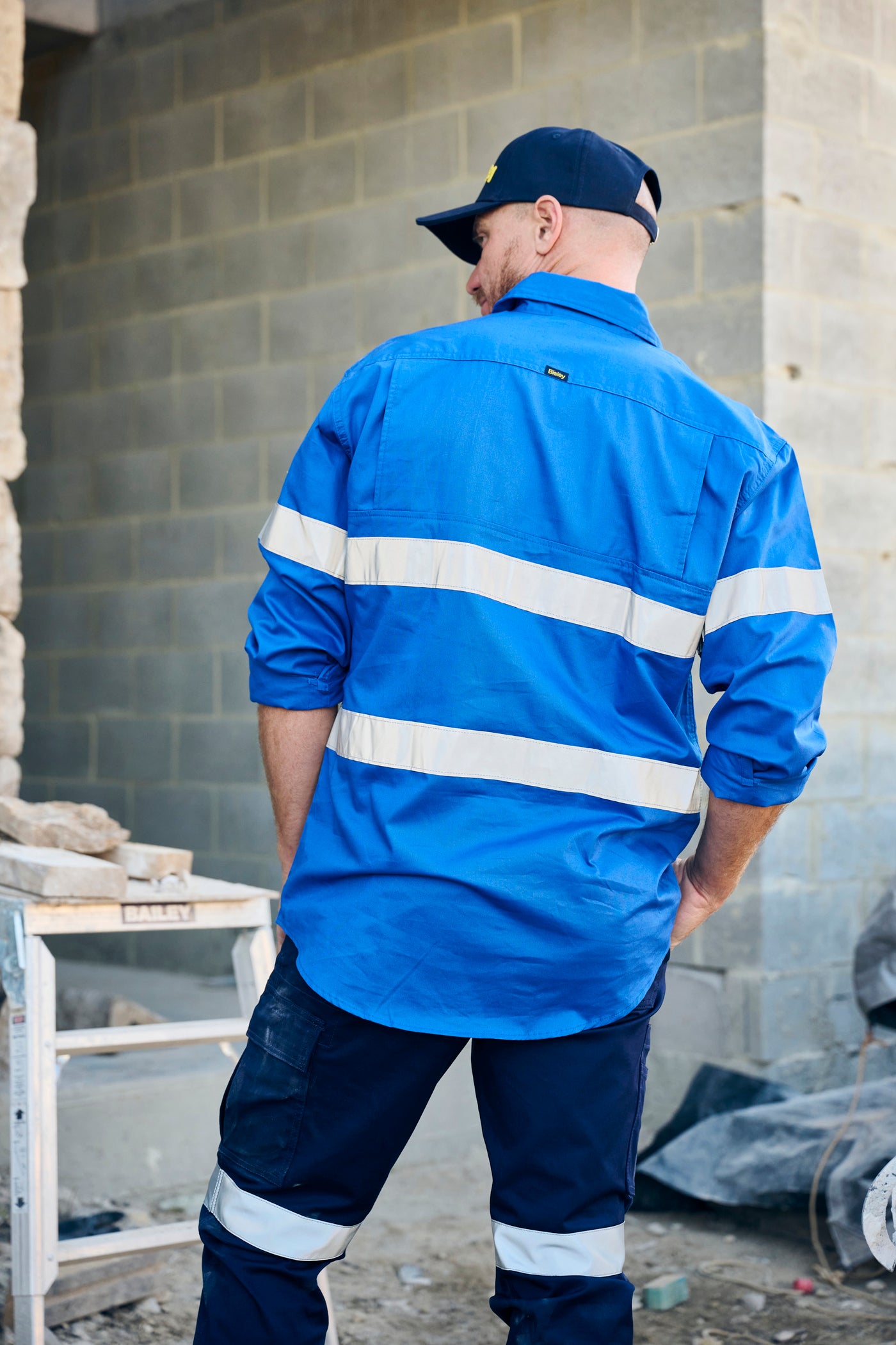 TAPED COOL LIGHTWEIGHT DRILL SHIRT BS6883T