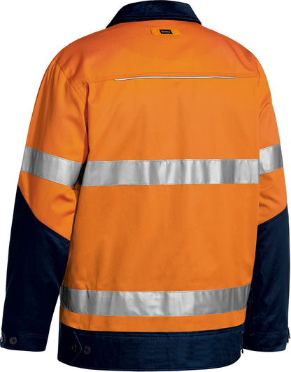 TAPED HI VIS DRILL JACKET WITH LIQUID REPELLENT FINISH BJ6917T