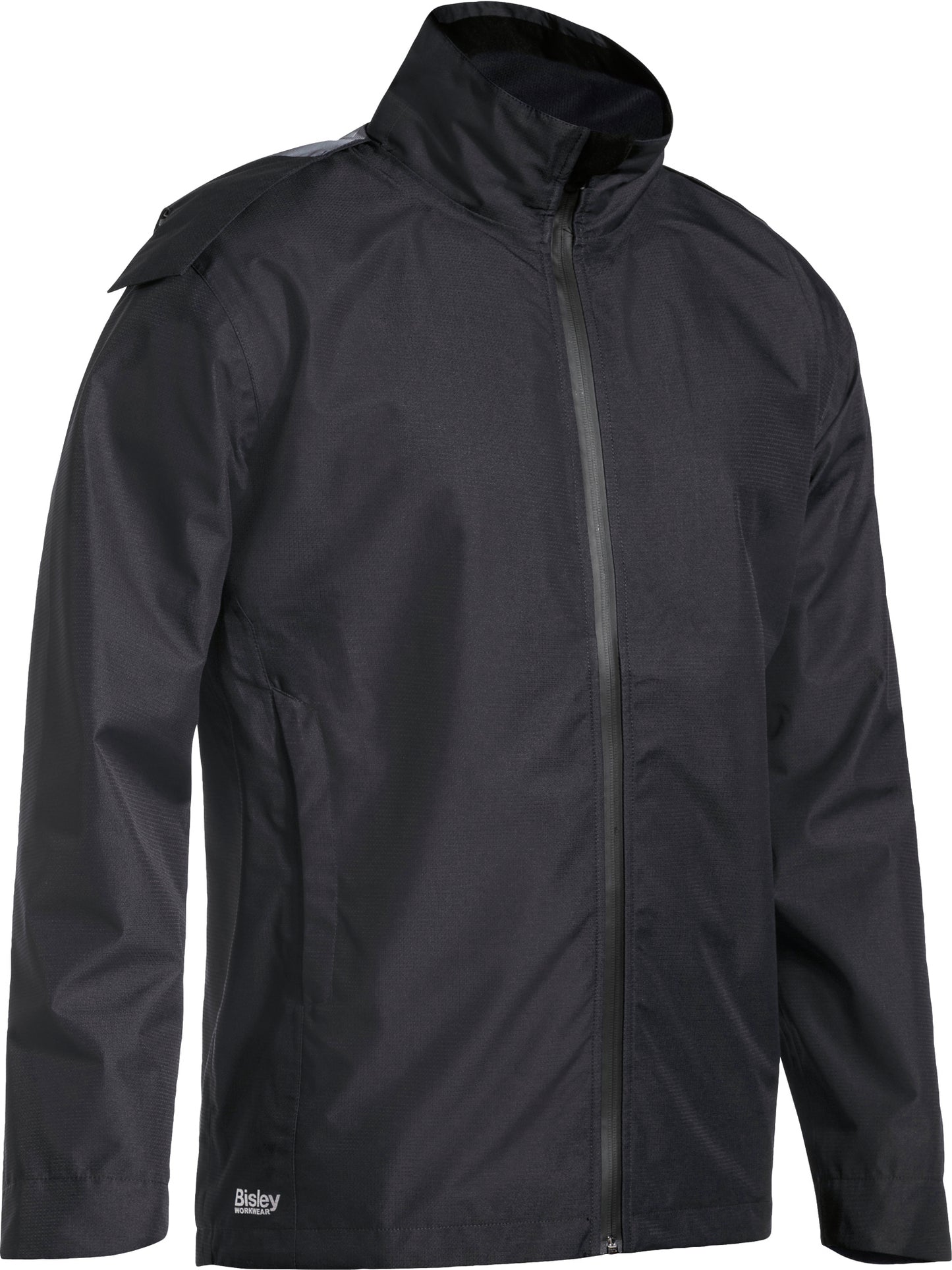 LIGHTWEIGHT RIPSTOP RAIN JACKET WITH CONCEALED HOOD BJ6926