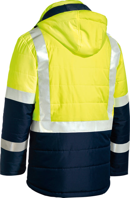 TAPED HI VIS PUFFER JACKET BJ6929HT