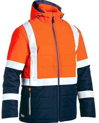 TAPED HI VIS PUFFER JACKET BJ6929HT