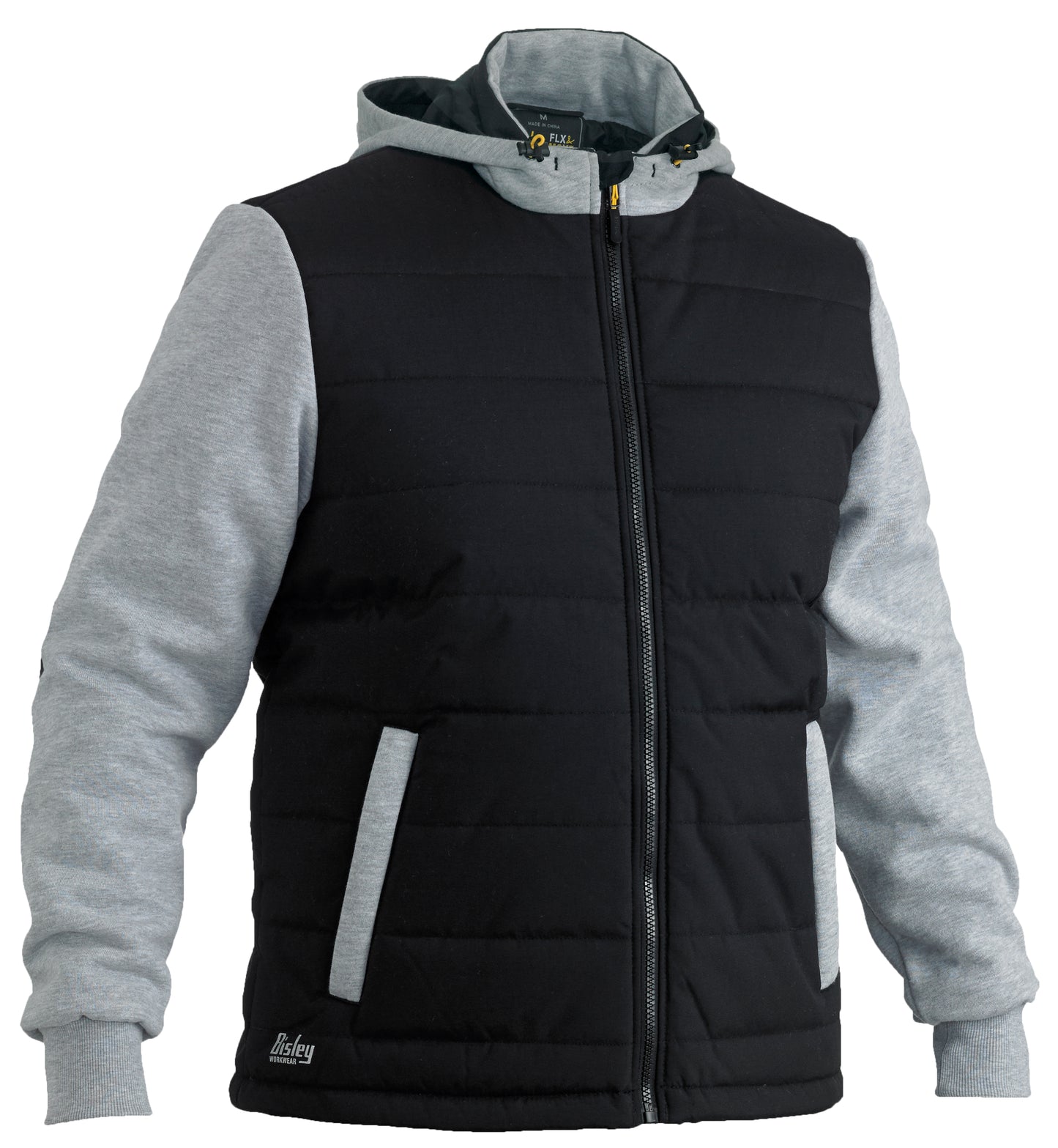 FLX & MOVE™ CONTRAST PUFFER FLEECE HOODED JACKET BJ6944