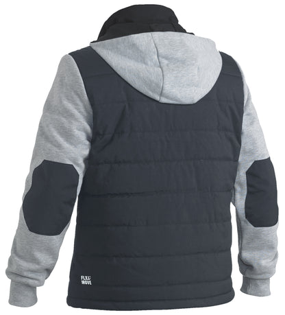 FLX & MOVE™ CONTRAST PUFFER FLEECE HOODED JACKET BJ6944