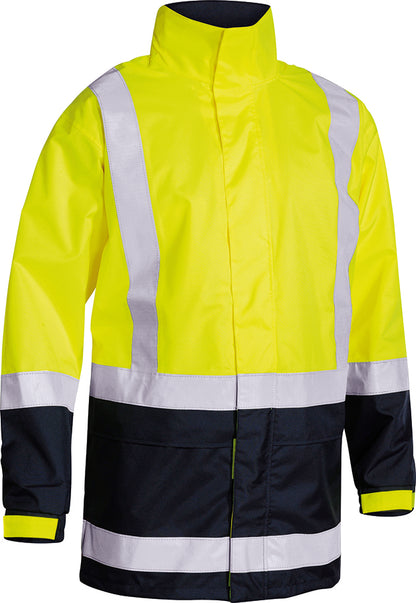 TAPED HI VIS RAIN SHELL JACKET BJ6966T