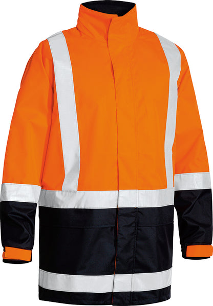 TAPED HI VIS RAIN SHELL JACKET BJ6966T