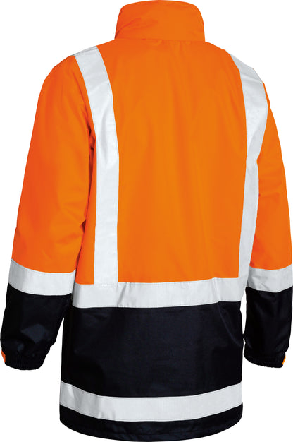 TAPED HI VIS RAIN SHELL JACKET BJ6966T