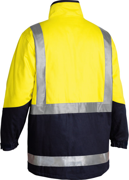 TAPED HI VIS 3 IN 1 DRILL JACKET BJ6970T