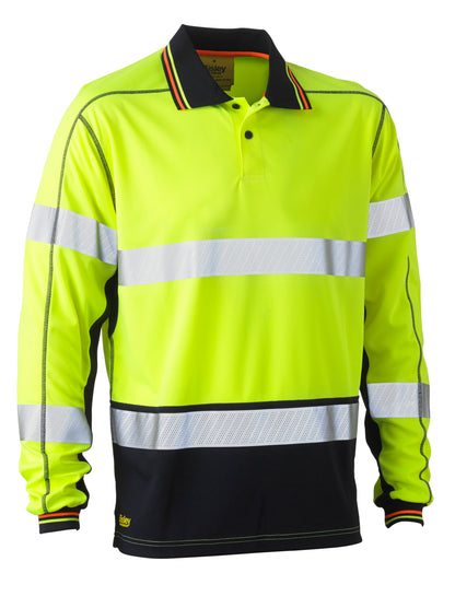 TAPED HI VIS POLYESTER MESH POLO BK6219T