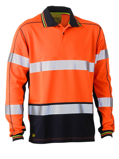 TAPED HI VIS POLYESTER MESH POLO BK6219T