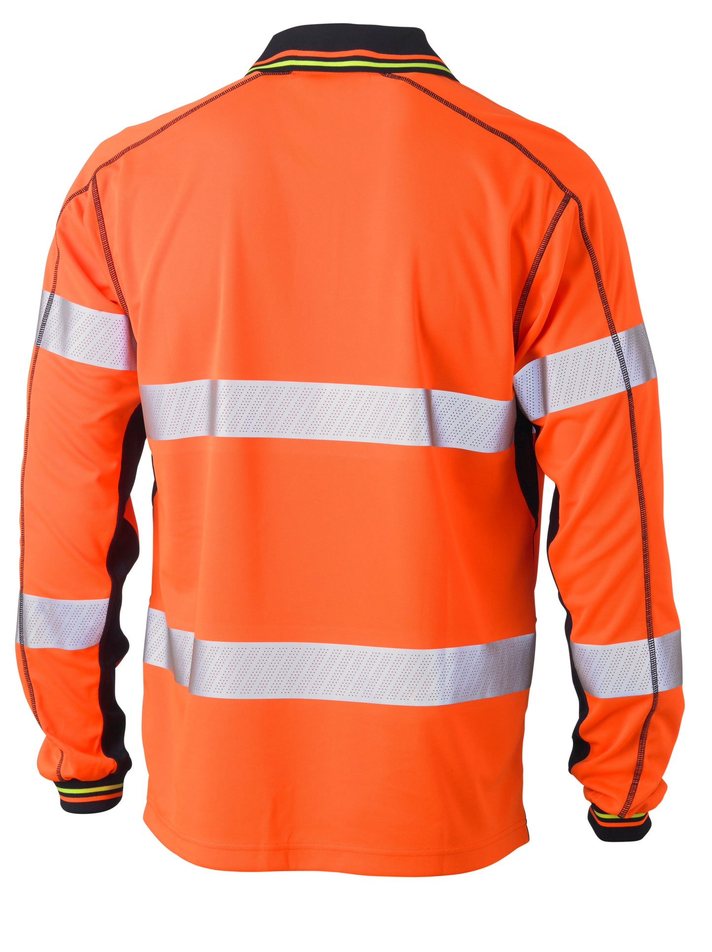 TAPED HI VIS POLYESTER MESH POLO BK6219T