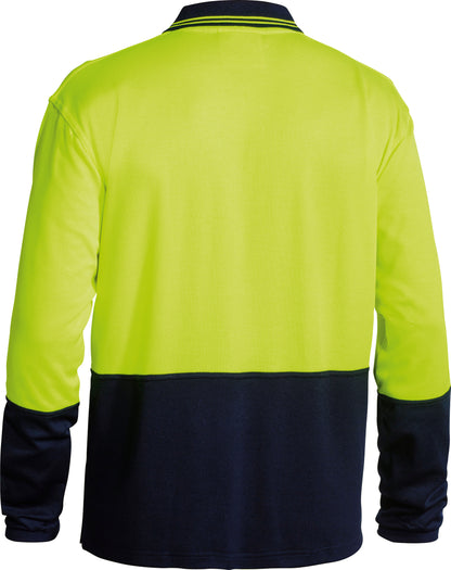 HI VIS POLO SHIRT LONG SLEEVE BK6234