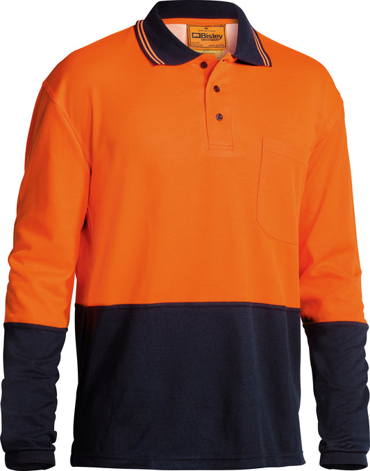 HI VIS POLO SHIRT LONG SLEEVE BK6234