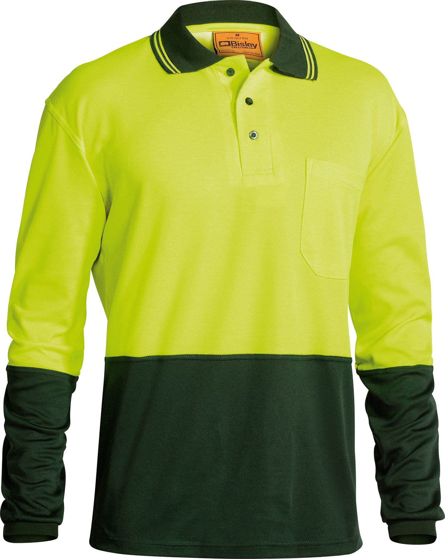 HI VIS POLO SHIRT LONG SLEEVE BK6234