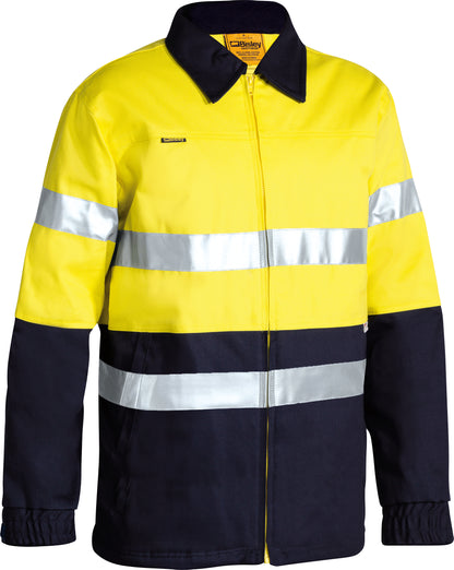 TAPED HI VIS DRILL JACKET BK6710T