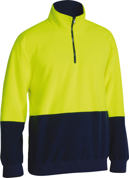 HI VIS FLEECE 1/4 ZIP PULLOVER BK6989