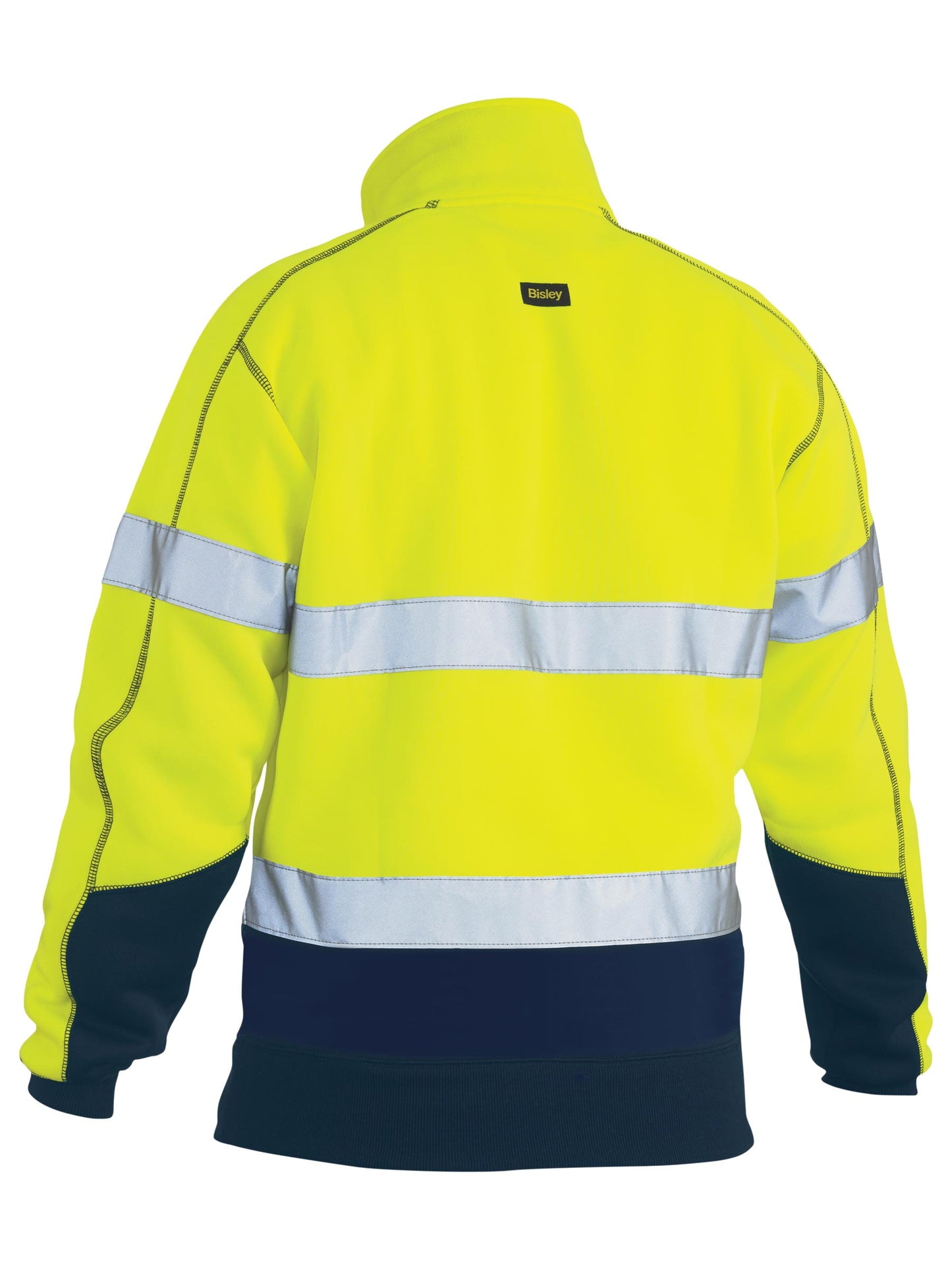 TAPED HI VIS 1/4 ZIP FLEECE PULLOVER BK6989T