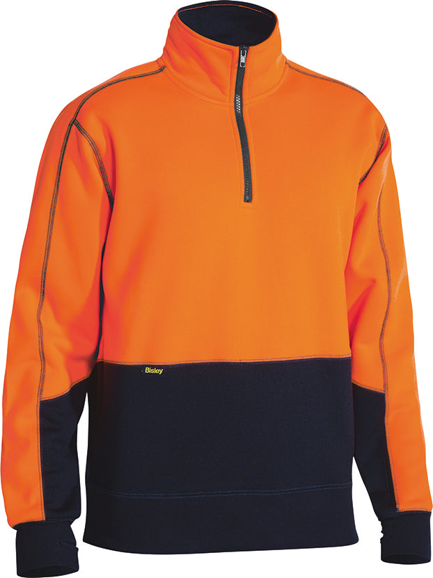 HI VIS FLEECE 1/4 ZIP PULLOVER BK6989