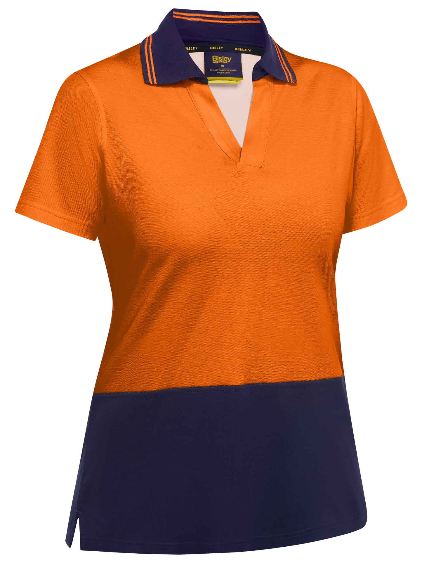 WOMEN'S HI VIS V-NECK POLO BKL1234