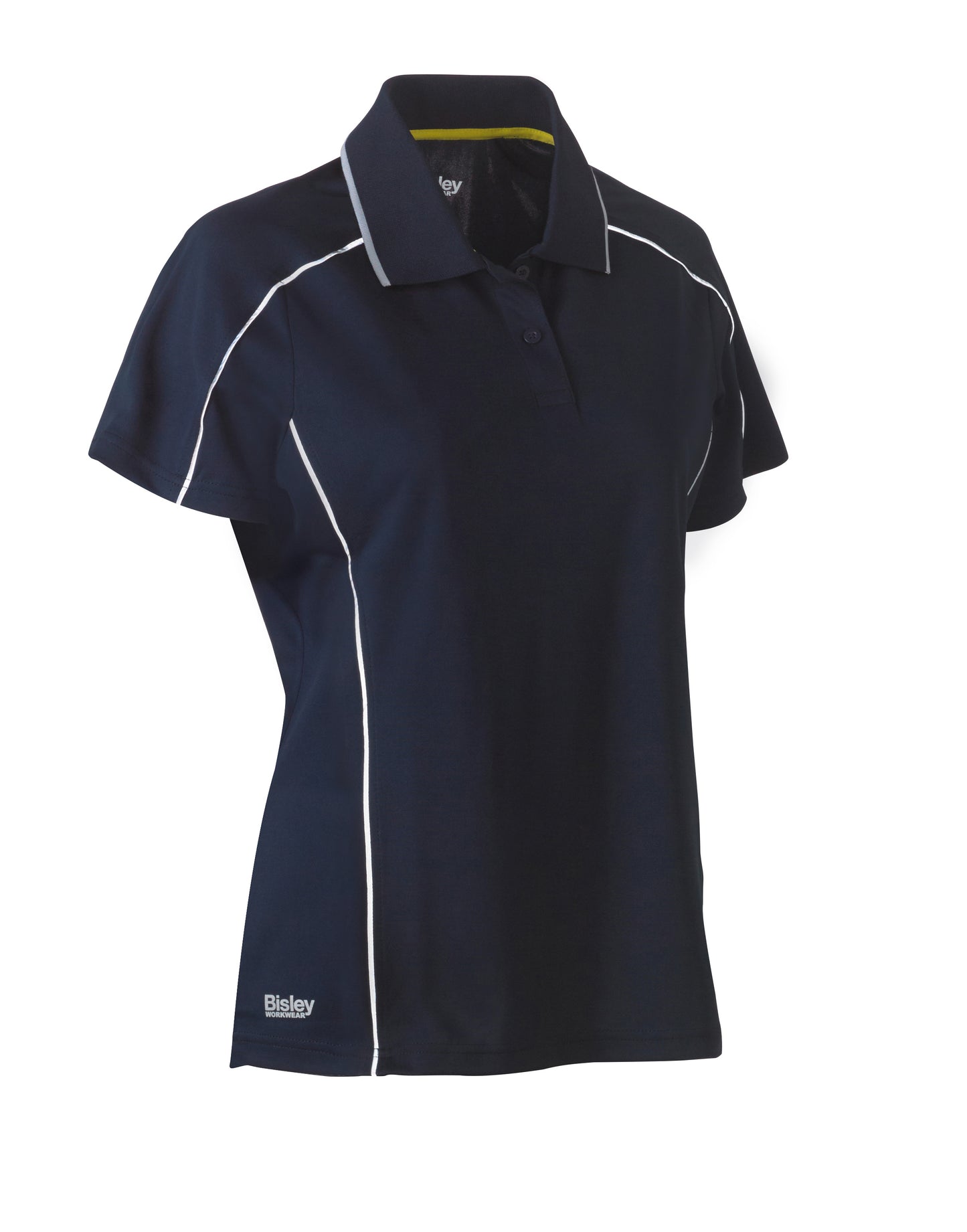 WOMEN'S COOL MESH POLO WITH REFLECTIVE PIPING BKL1425