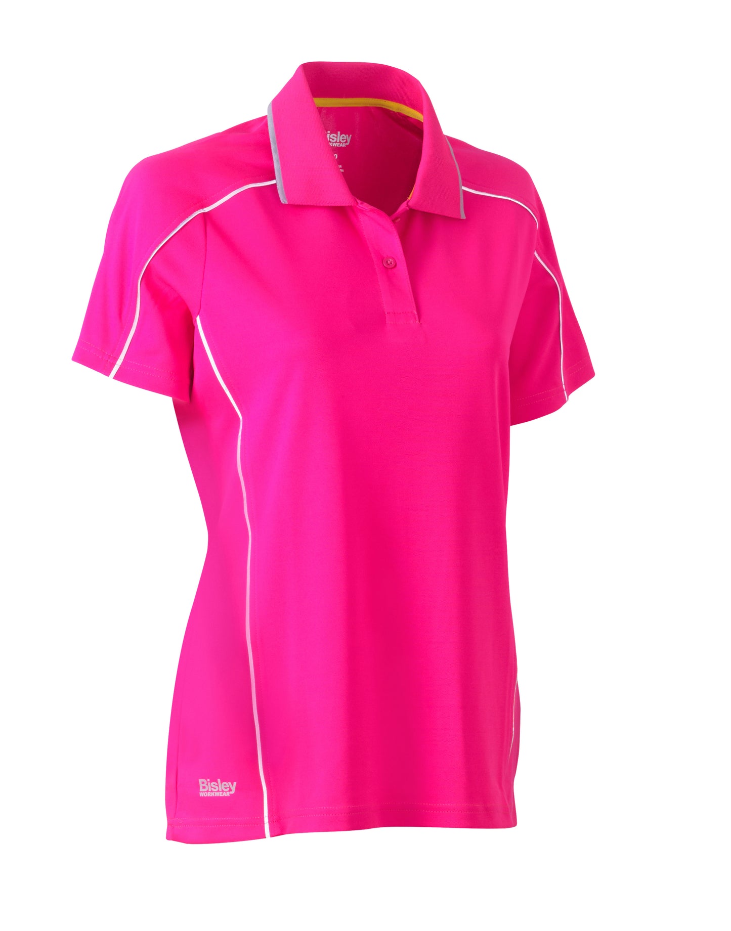 WOMEN'S COOL MESH POLO WITH REFLECTIVE PIPING BKL1425