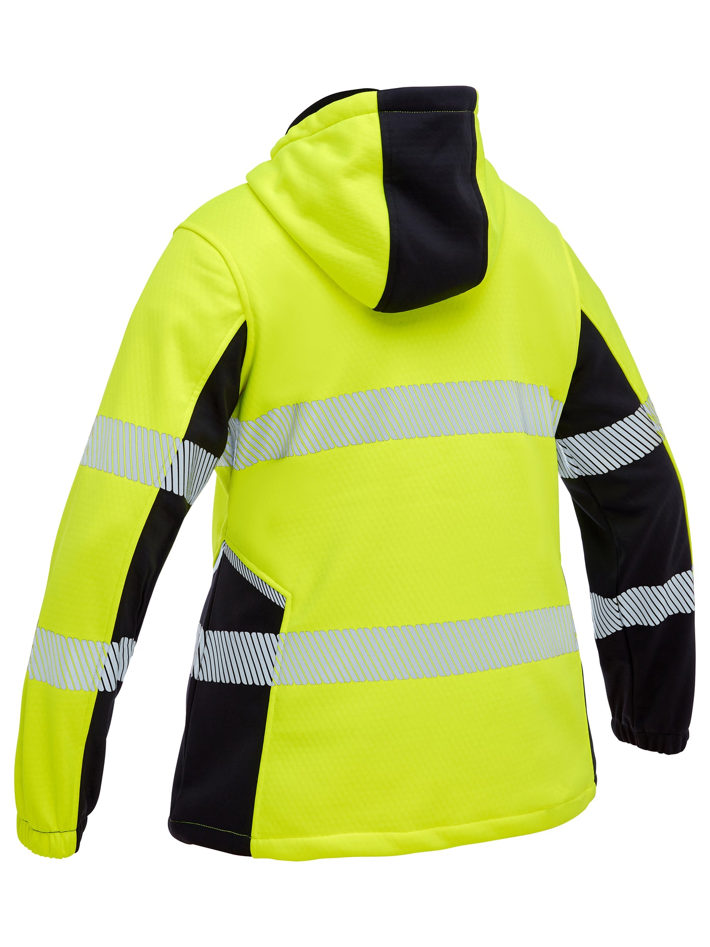 WOMEN'S HI VIS LIQUID REPELLENT FLEECE HOODIE BKL6571