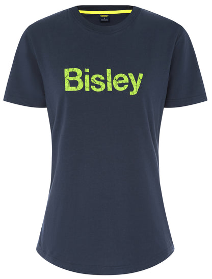 BISLEY WOMEN'S COTTON LOGO TEE BKTL064