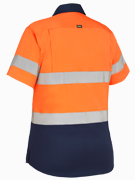 WOMEN'S TAPED HI VIS COOL LIGHTWEIGHT DRILL SHIRT BL1896