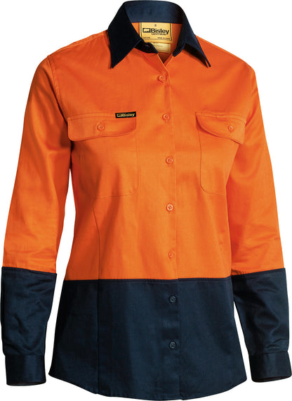 WOMEN'S HI VIS DRILL SHIRT BL6267