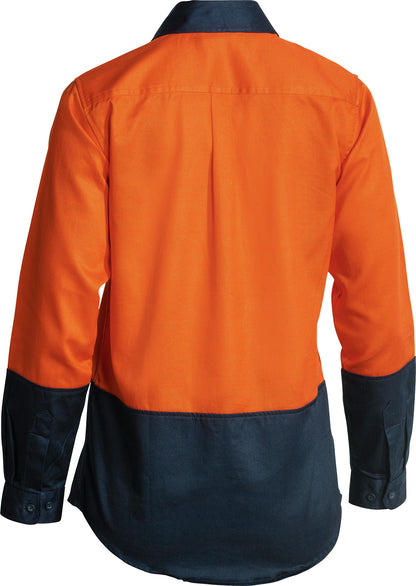 WOMEN'S HI VIS DRILL SHIRT BL6267