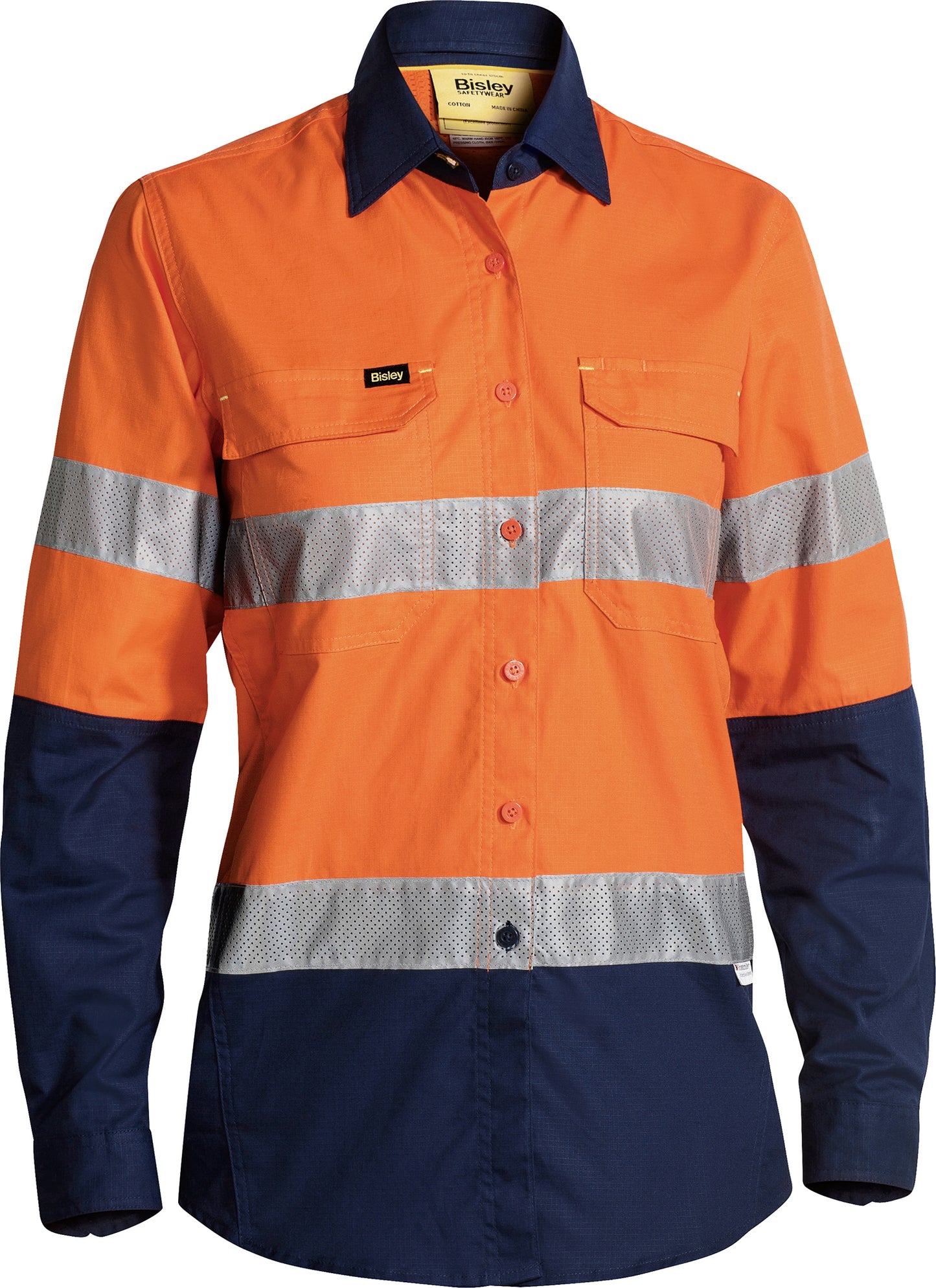 WOMEN'S X AIRFLOW™ TAPED HI VIS RIPSTOP SHIRT BL6415T