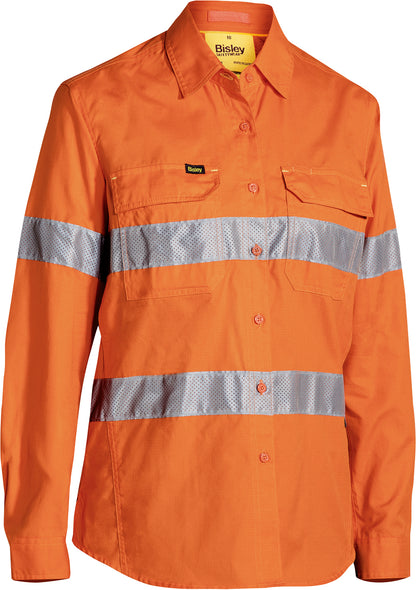 WOMEN'S X AIRFLOW™ TAPED HI VIS RIPSTOP SHIRT BL6416T