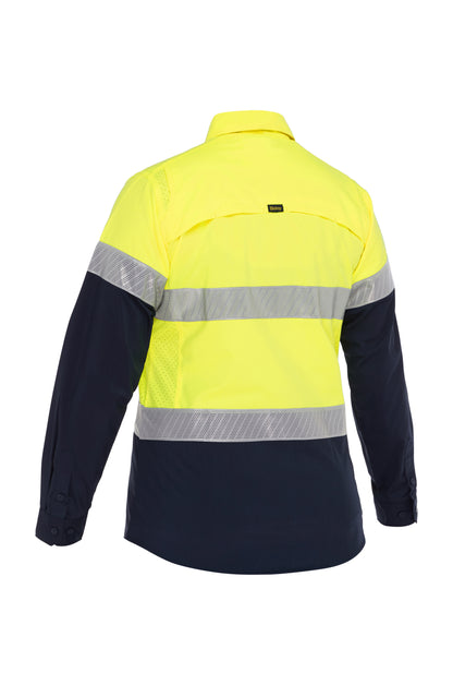 WOMEN'S X AIRFLOW™ HI VIS TAPED STRETCH RIPSTOP SHIRT BL6491T