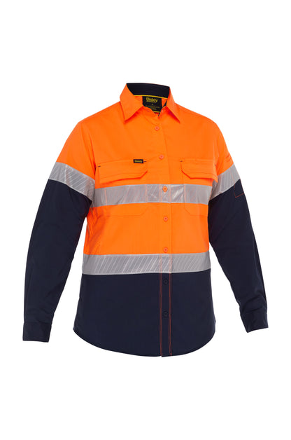 WOMEN'S X AIRFLOW™ HI VIS TAPED STRETCH RIPSTOP SHIRT BL6491T