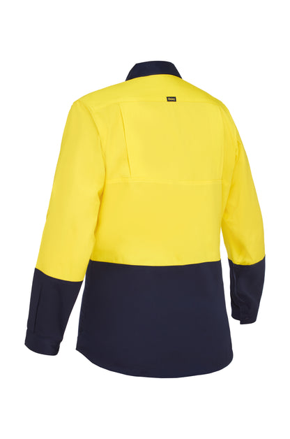 WOMEN'S COOL LIGHTWEIGHT HI VIS DRILL SHIRT BL6895