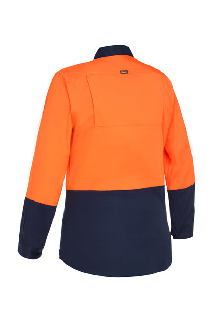 WOMEN'S COOL LIGHTWEIGHT HI VIS DRILL SHIRT BL6895