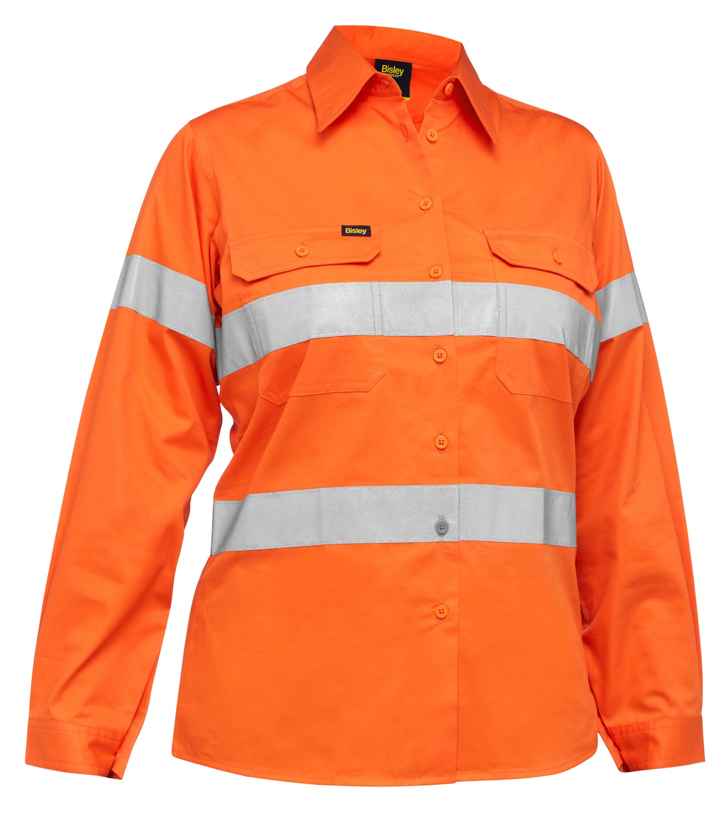 WOMEN'S TAPED HI VIS COOL LIGHTWEIGHT DRILL SHIRT BL6897