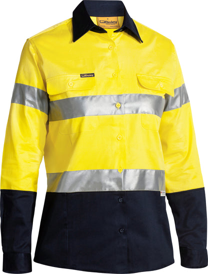 WOMEN'S TAPED HI VIS DRILL SHIRT BLT6456