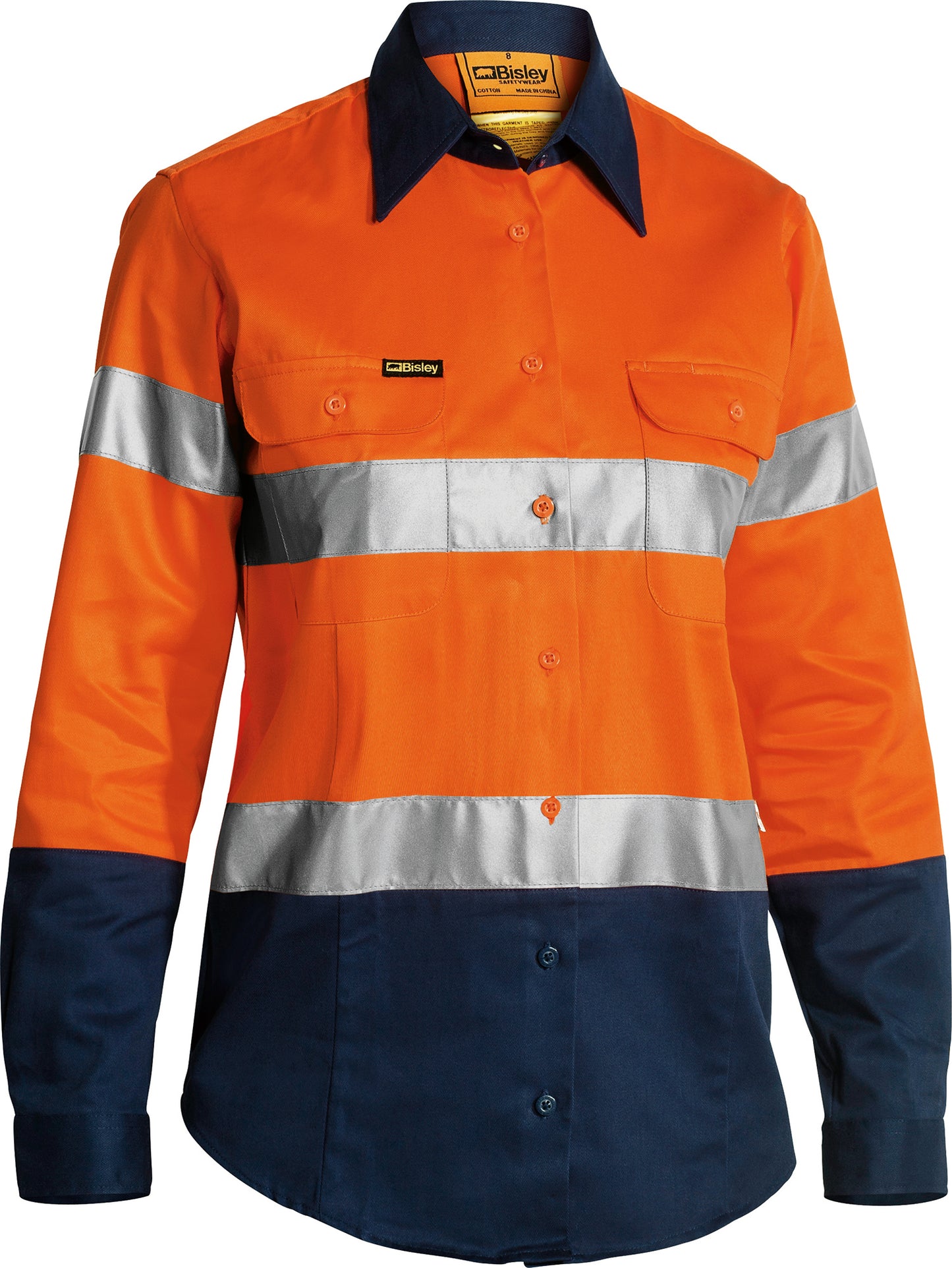 WOMEN'S TAPED HI VIS DRILL SHIRT BLT6456