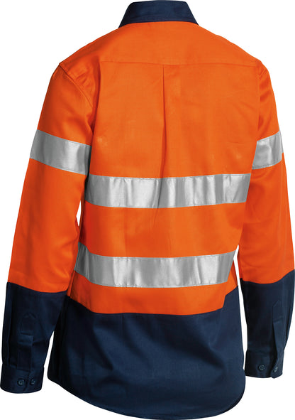 WOMEN'S TAPED HI VIS DRILL SHIRT BLT6456