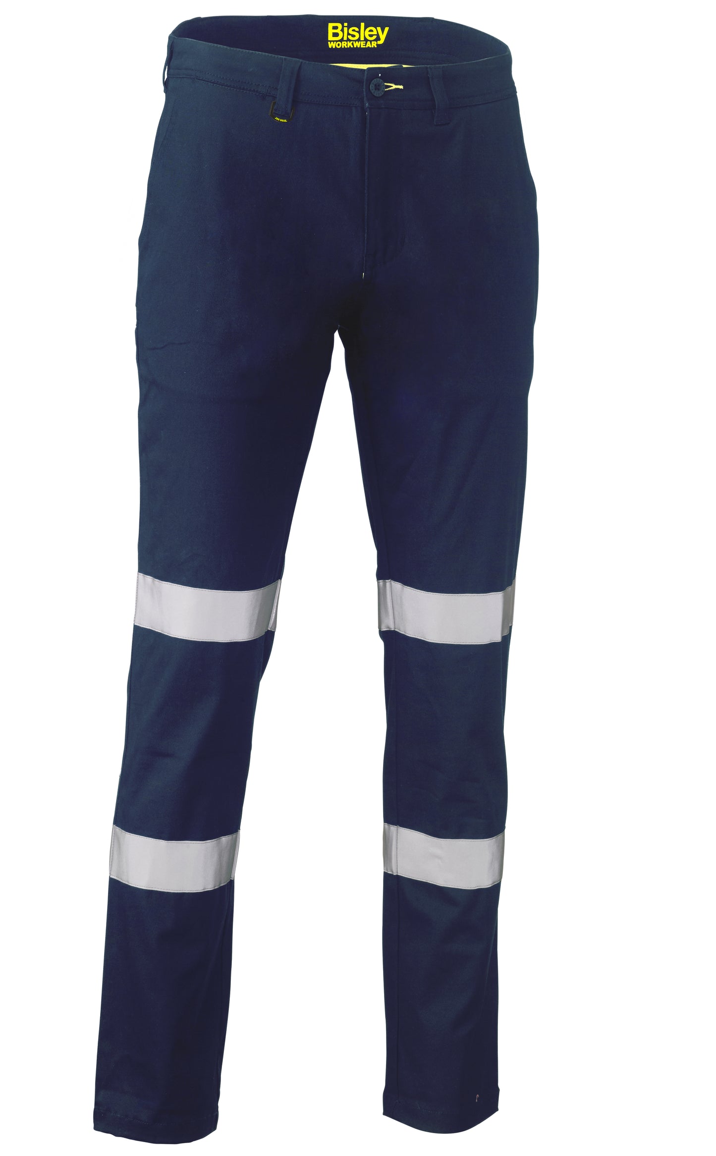 TAPED BIOMOTION STRETCH COTTON DRILL WORK PANTS BP6008T