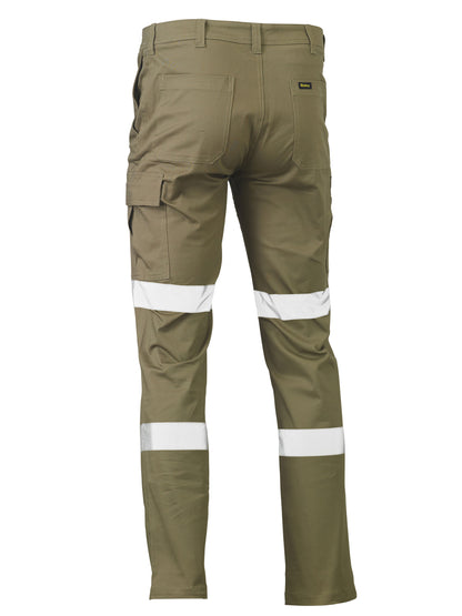 TAPED STRETCH COTTON DRILL CARGO PANTS BPC6008T