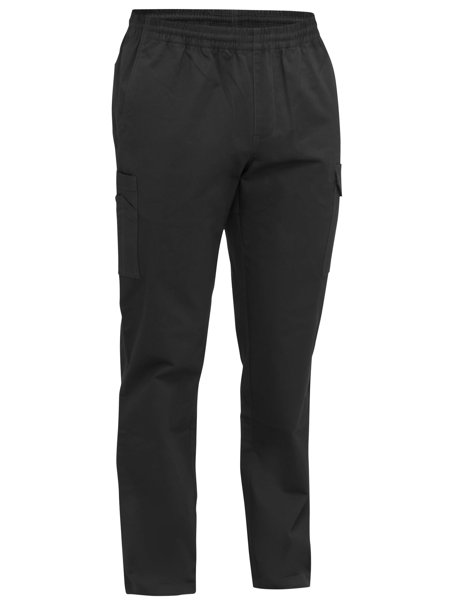 STRETCH COTTON DRILL ELASTIC WAIST CARGO WORK PANT BPC6029