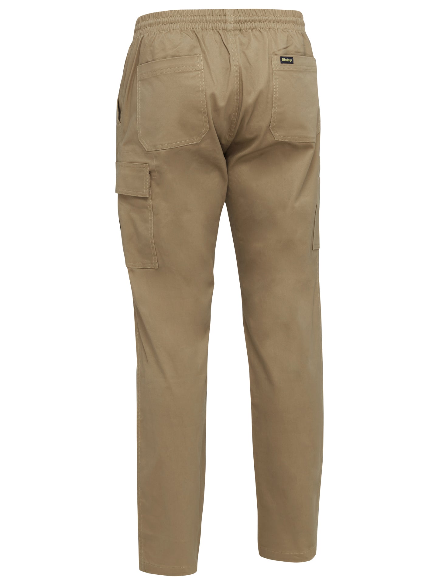 STRETCH COTTON DRILL ELASTIC WAIST CARGO WORK PANT BPC6029