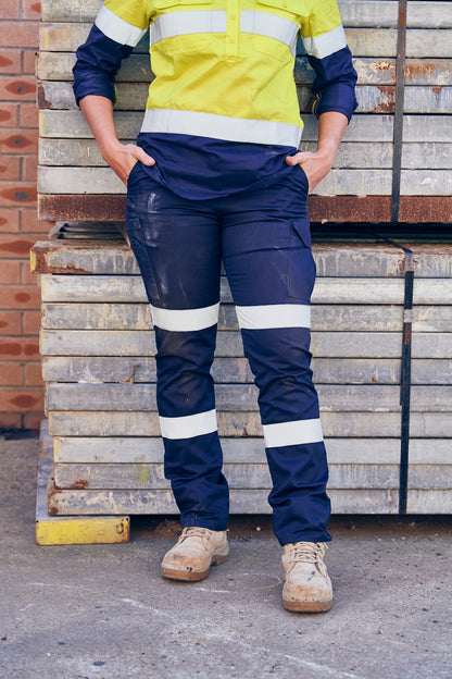 WOMEN'S TAPED COTTON CARGO PANT BPL6115T