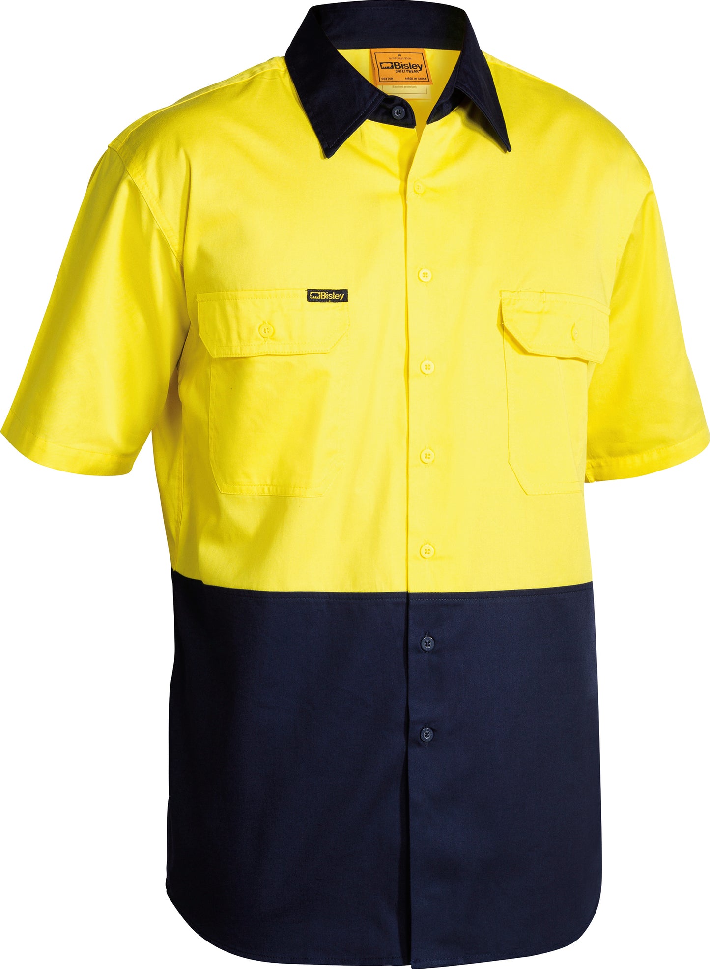 HI VIS COOL LIGHTWEIGHT DRILL SHIRT BS1895