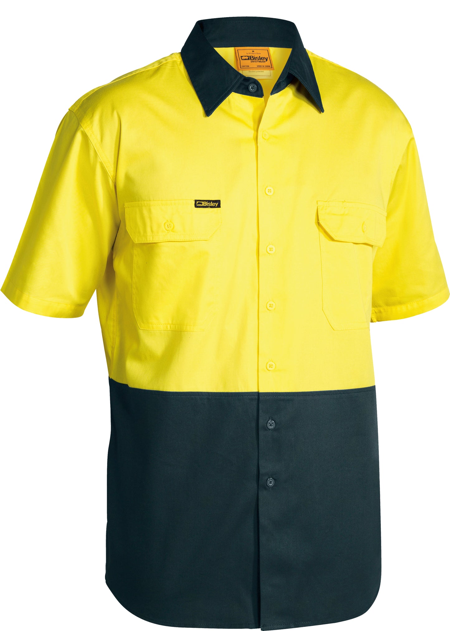 HI VIS COOL LIGHTWEIGHT DRILL SHIRT BS1895