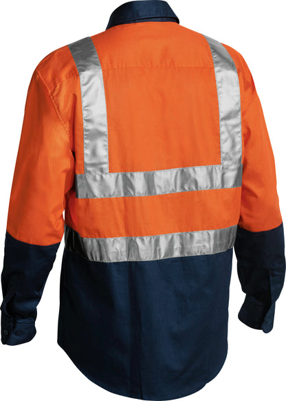 TAPED HI VIS DRILL SHIRT BS6267T