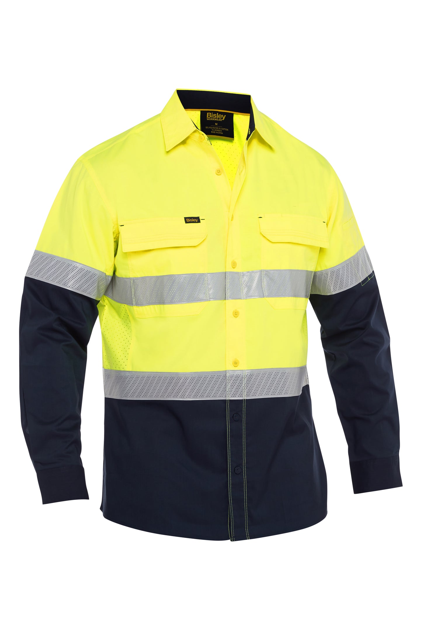 X AIRFLOW™ HI VIS TAPED STRETCH RIPSTOP SHIRT BS6491T